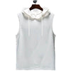Short Sleeve Quick Dry Vest Men'S for Summer Black Grey Tshirt GYM Tank Top Tees with Hoodies Fashion Clothes Oversize 3XL