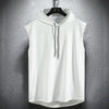Short Sleeve Quick Dry Vest Men'S for Summer Black Grey Tshirt GYM Tank Top Tees with Hoodies Fashion Clothes Oversize 3XL