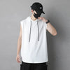 Short Sleeve Quick Dry Vest Men'S for Summer Black Grey Tshirt GYM Tank Top Tees with Hoodies Fashion Clothes Oversize 3XL