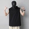 Short Sleeve Quick Dry Vest Men'S for Summer Black Grey Tshirt GYM Tank Top Tees with Hoodies Fashion Clothes Oversize 3XL