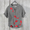 Spring and Summer Men'S and Women'S Shirts Independent Station Casual Fish Pattern Hawaiian Style Printed Shirts Men'S Tops